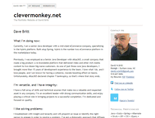 Tablet Screenshot of clevermonkey.net
