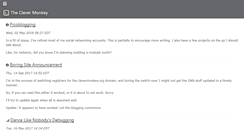 Desktop Screenshot of clevermonkey.org
